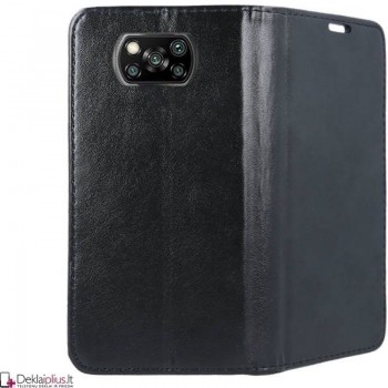 Telone dirbtinos odos dėklas - juodas (Xiaomi Poco X3 Nfc/X3 Pro)